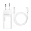 Сетевое зарядное устройство 3A/25W с входом Type-C BASEUS Super Si кабель Type-C универсальная зарядка для телефона Белый - миниатюра 1