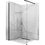 Душова стінка Rea Aero 90 black mat REA-K7581 - мініатюра 1