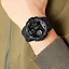 Годинник чоловічий спортивний наручний Skmei 2123 (Чорний з чорним) - мініатюра 6