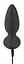 Анальна пробка Black Velvets Rotating Vibrating Plug 14 см (чорний) - мініатюра 12