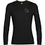Термокофта Icebreaker 200 Oasis LS Crewe Alps 3D Men Black XL (1052-IB0 A56 KG001 XL) - мініатюра 1