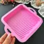 Форма квадратна силіконова для випікання кексів, тортів, пирогів та тістечок 18х18 см, A-plus Рожевий 85740 - мініатюра 2