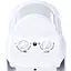 Датчик движения Brille на свет накладной IP44 DE-05 White 152049 - миниатюра 3