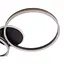 Люстра стельова Brille світлодіодна 53W WW BK+GD (WBL-54C/3) - мініатюра 4