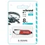 Флеш-накопитель Wibrand USB 2.0 Aligator 8Gb Dark Красный - миниатюра 2