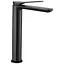 Смеситель для умывальника Rea Creek black mat черный высокий REA-B8404 Черный матовый - миниатюра 1