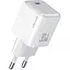 СЗУ Usams US-CC186 PD30W (1USB-C) + кабель Type-C to Lightning White - миниатюра 2