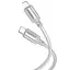 Дата кабель Borofone BX108 Start silicone Type-C to Lightning 27W (1m) Gray - мініатюра 2