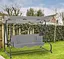 Садовые качели Garden Line Venera 210 x 120 x 170 см grey - миниатюра 7