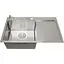 Накладна кухонна мийка Nett NS-7848(R) з правим крилом - мініатюра 6