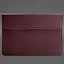 Кожаный чехол-конверт BlankNote на магнитах для ноутбука Универсальный Бордовый Crazy Horse - миниатюра 4