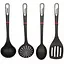 Tefal Набір кухонних аксесуарів Ingenio, 4шт, пластик, чорний - мініатюра 1