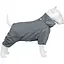 Дождевик для собак Collar Waudog Clothes, водонепроницаемый, S30, В 57-59 см, С 44-46 см, серый - миниатюра 1