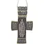 Серебряный крест Харьковская ювелирная фабрика Распятие Христа и Николай Чудотворец. 3533-ЗЧФ - миниатюра 1
