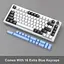 Клавіатура MageGee MK-Star 75 Brown Switch Black/White/Blue (6971969727953-UA) [159845] - мініатюра 3