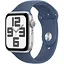 Apple Watch SE 2 2024 GPS 44mm Silver Aluminium with Denim Sport Band M/L MXER3 - миниатюра 2