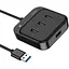 Разветвитель usb адаптер Hoco HB31 Easy 4-in-1 converter Usb to Usb3.0+Usb2.0x3 120 см - миниатюра 1