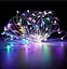 Светодиодная гирлянда нить капля росы 4.5 м 50 led батарейки RGB - миниатюра 2