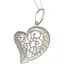 Золотая подвеска Столичная Ювелирная Фабрика Сердце с алмазной гранью. 422387Б - миниатюра 1