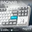 Клавіатура бездротова GamePro Asgard Ragnar Keychron Super Red Switch White (MK285WH) - мініатюра 5