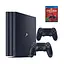 Консоль Sony PlayStation 4 PRO 1TB CUH 72 Black обслуженая + 2 Геймпада беспроводных DualShock 4 + Marvel's Spider-Man + гарантия б/у - миниатюра 1