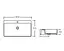 Раковина подвесная Qtap Nando LT 610х420х140 мм, White, прямоугольная, без донного клапана QT12116146W - миниатюра 6