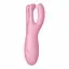 Вібратор для клітора Satisfyer Threesome 4 14 см рожевий - мініатюра 6