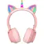 Навушники Unicorn Bluetooth Stereo STN-27 LED pink - мініатюра 2