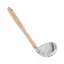 Ополоник силіконовий під мармур із дерев'яною ручкою та петлею для підвішування 28 см, Kitchen Master Бежевий 86313 - мініатюра 1