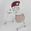 Стільчик для годування Toti W-22019 (1) червоний, м'який PU, м'який вкладиш, 4 колеса, знімний столик, в коробці - мініатюра 3