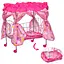 Дитяче ігрове ліжко для ляльки 9350/015-2 залізне з балдахіном - мініатюра 2