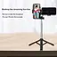 Настольный штатив трипод A32 Bluetooth для 2 телефонов 160 см - миниатюра 3
