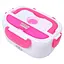 Электрический ланч-бокс контейнер Electronic Lunchbox YS 001 40 W с подогревом термос для еды розовый - миниатюра 4