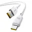 Дата кабель Baseus Silky Series OS Fast Charging USB to Type-C 100W (1m) (P10377703) Moon White - мініатюра 2