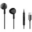 Наушники Ergo VM-730 Type-C черный микрофон на проводе 32 Ом 115 дБ кабель 1.2 м - миниатюра 1