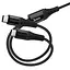 Дата кабель Hoco X123 Victory 2in1 Type-C to Type-C/Type-C 3A (1m) Black - мініатюра 5