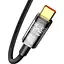 Кабель Baseus Explorer Series Auto Power-Off USB-A to USB-С 100w 2m Black (CATS000301) [152038] - мініатюра 2