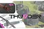 Батут із внутрішньою сіткою THUNDER OUTSIDE PRO 14FT 427 см Black/Pink - мініатюра 7