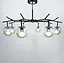 Потолочная люстра Globe Line.F Количество ламп 8 - миниатюра 14