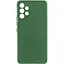 Чохол TPU Getman Liquid Silk Full Camera для Samsung Galaxy A32 4G Зелений / Dark green - мініатюра 1