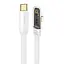 Дата кабель USAMS US-SJ583 Type-C to Lightning PD 20W Right-angle (1.2m) White - мініатюра 1