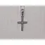 Золотий хрестик Харківська ювелірна фабрика з фіанітами. 11521-БЕЛ - мініатюра 2