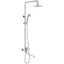 Душова система Zerix LR72403-2 ZX2991, Нержавіюча сталь - мініатюра 1
