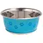 Flamingo Bowl Selecta+Paw фламінго боул селекта поу місце для собак і кішок з малюнком лапи, нержавійка - мініатюра 1
