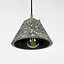Подвес Terrazzo Cono с серым бетонным плафоном в стиле Ар-деко | Line F | Арт. MJ165/1 BK - миниатюра 5