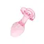 Анальная пробка EasyToys Anal Plug Glass M 8.3 см (розовый) - миниатюра 16