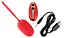 Виброяйцо Sweet Smile Remote Controlled Love Ball 15.3 см красный - миниатюра 3