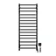 Электрический полотенцесушитель Navin Грандис 480x1200 Sensor правая с таймером черный муар 12-028153-3680, Черный матовый, Правое, Электронный - миниатюра 3