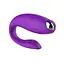 Вібратор для пар 10 режимів вібрації точка G клітор силікон USB зарядка фіолетовий - мініатюра 1
