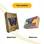 Пазл дерев'яний Загадковий Метелик, А4, 100 елементів, Картонна коробка - мініатюра 4